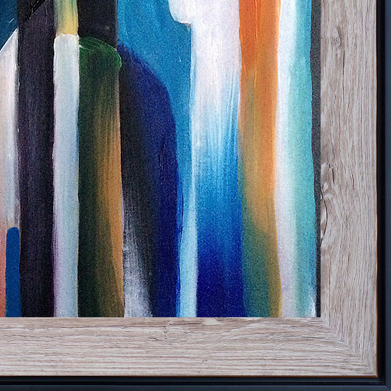 Amazon.com: overstockArt ArtistBe Blue Curve by Clive Watts, Hand