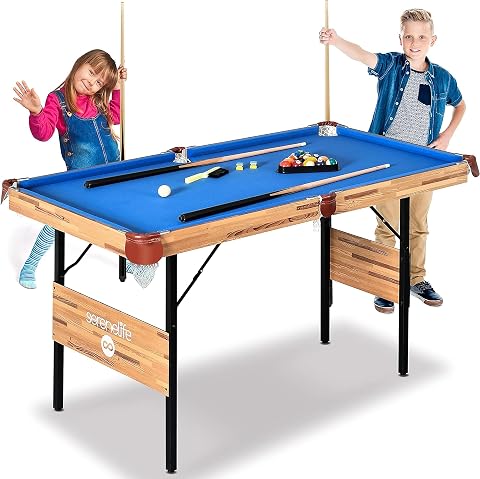 SereneLife billard portable 137 cm