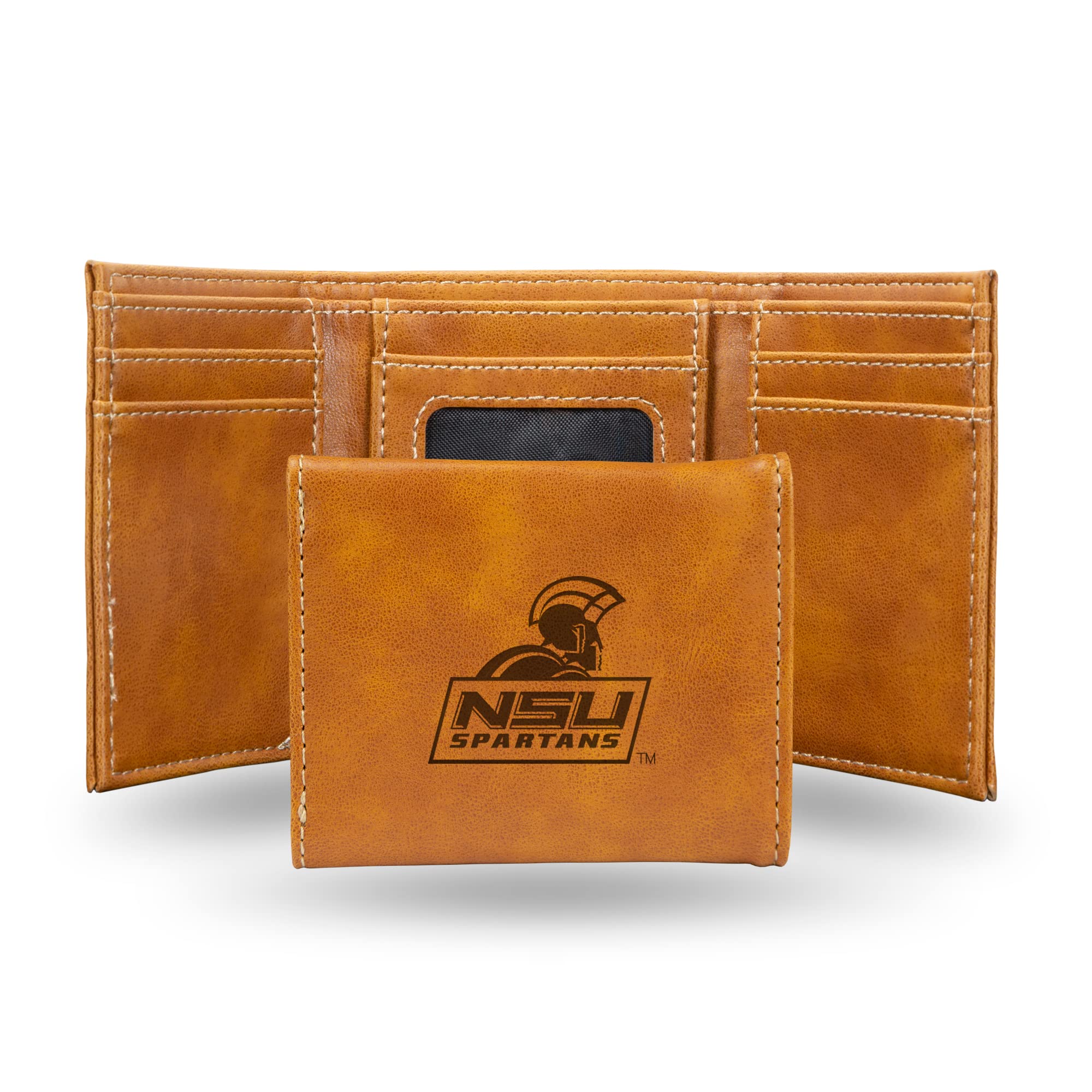 Rico Industries NCAA Laser Engraved Trifold Laser Engraved Tri-Fold Wallet - Men's Accessory