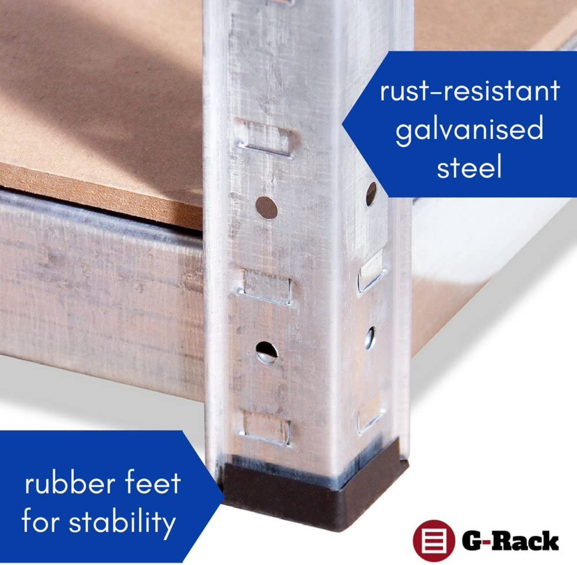 Buy GRack Garage Storage Shelving Unit Racking, Heavy Duty Metal