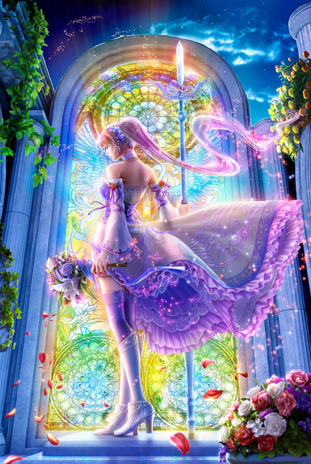 BeiMeng Jigsaw Puzzles Adults 500 Piece Educational Toy Wood Cinderella Home Decoration Gifts -38x52cm