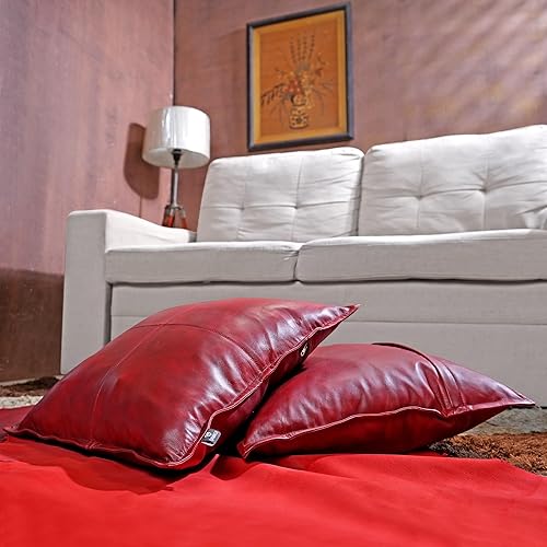 Miniatura 3 de Funda de almohada de piel de cordero  Funda de cojín para sofá  Fundas decorativas para sala de estar y dormitorio, 20 x 20 pulgadas  Caja española