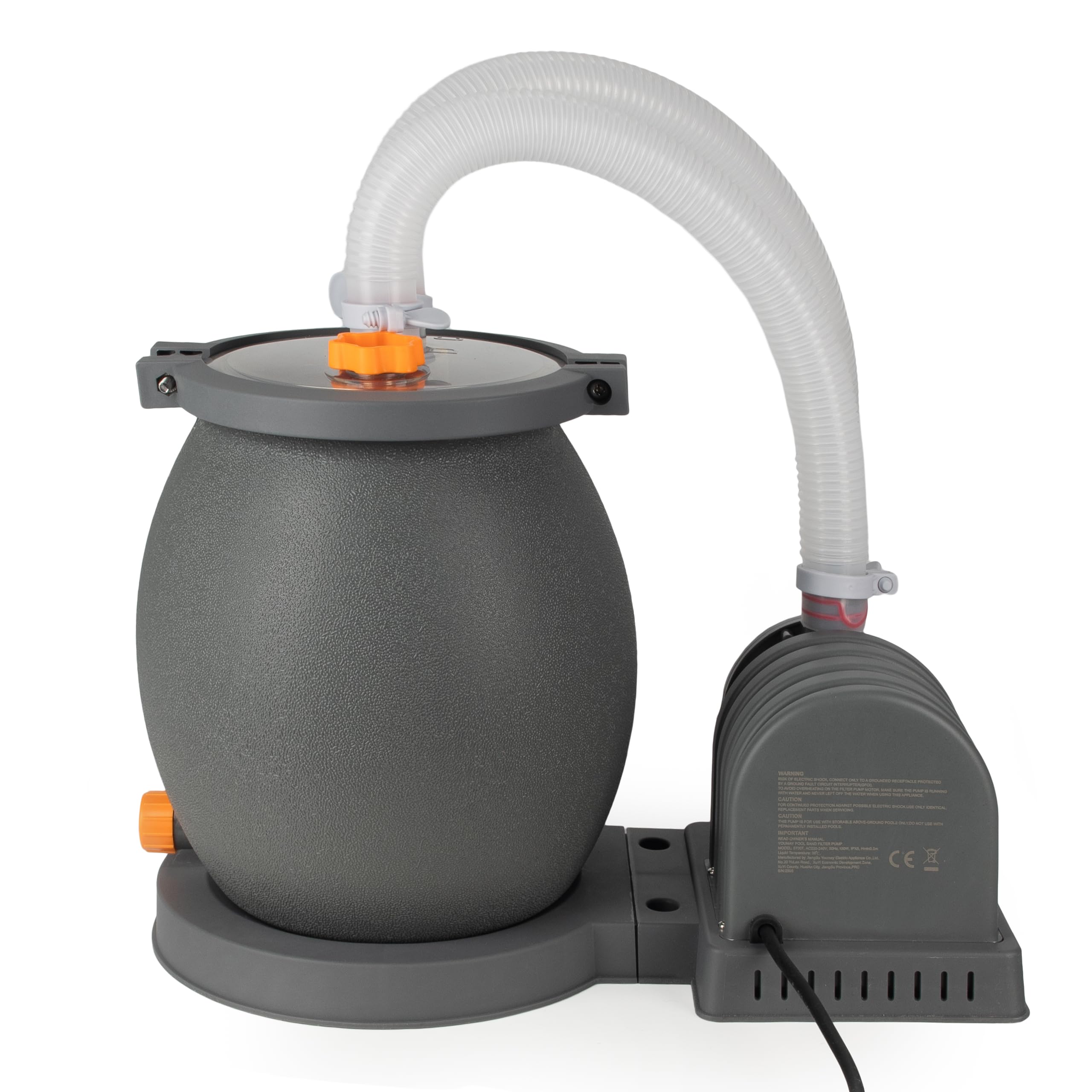 COIL Pool-Filterpumpe Sandpumpe, Sandfilter für schwimmbäder, Filterpumpe, Förderleistung: 4542 l/h, Leistung: 100W, Spannung: 220–240 V