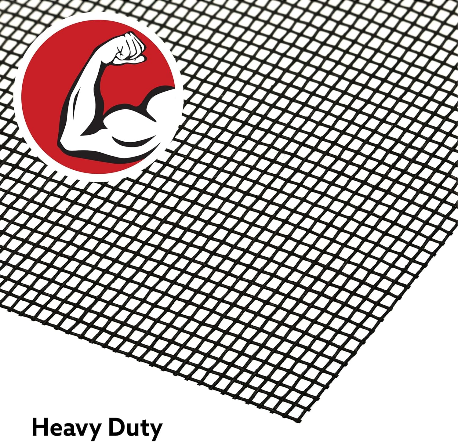 Prime-Line P 88548 Screen Mesh Roll for Window and Door Fiberglass Heavy Duty 48 in. x 25 ft., Black (1 Roll)