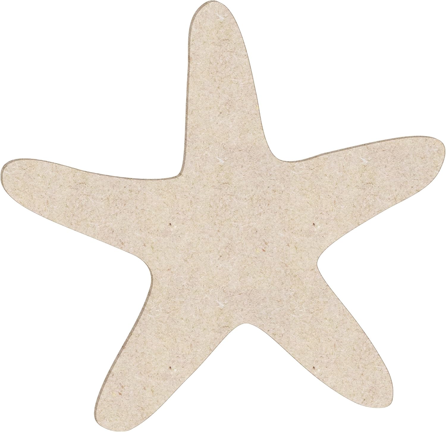 12" Star Fish Unfinished Wood Cutout Shape