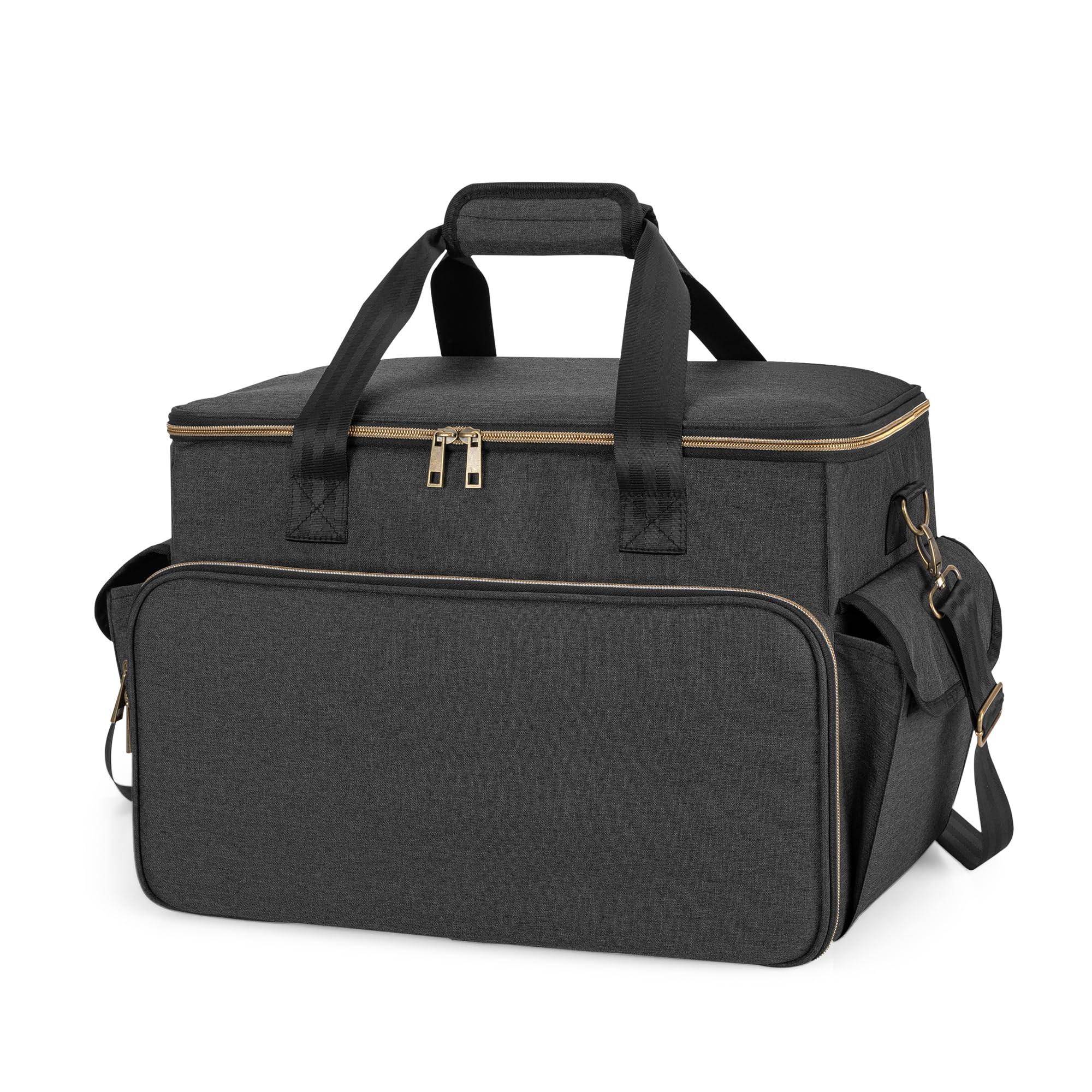 Trunab Torba Podróżna na Konsolę do Gier Kompatybilna z PS5/PS4/Xbox One, Torba na Ramię na Playstation 4/5, Futerał z Wieloma Kieszeniami na Laptopa 15,6” i Akcesoria do Gier