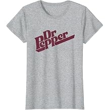 Dr. Pepper Vintage Diagonal Soda Label T-Shirt