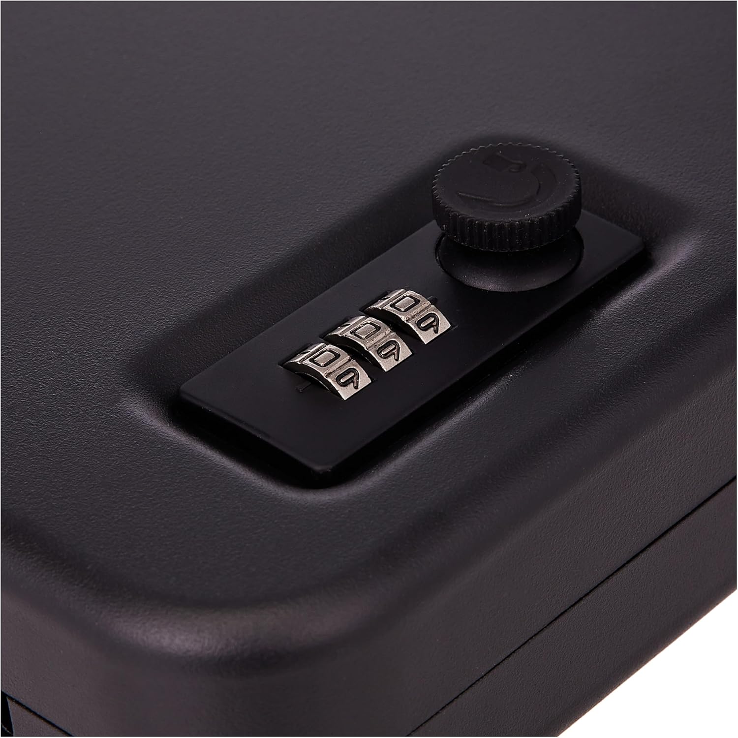 Bulldog Vaults Personal Safe with Steel Combination Lock and Security Cable, 9.7 x 6.5 x 1.8-Inch, Black