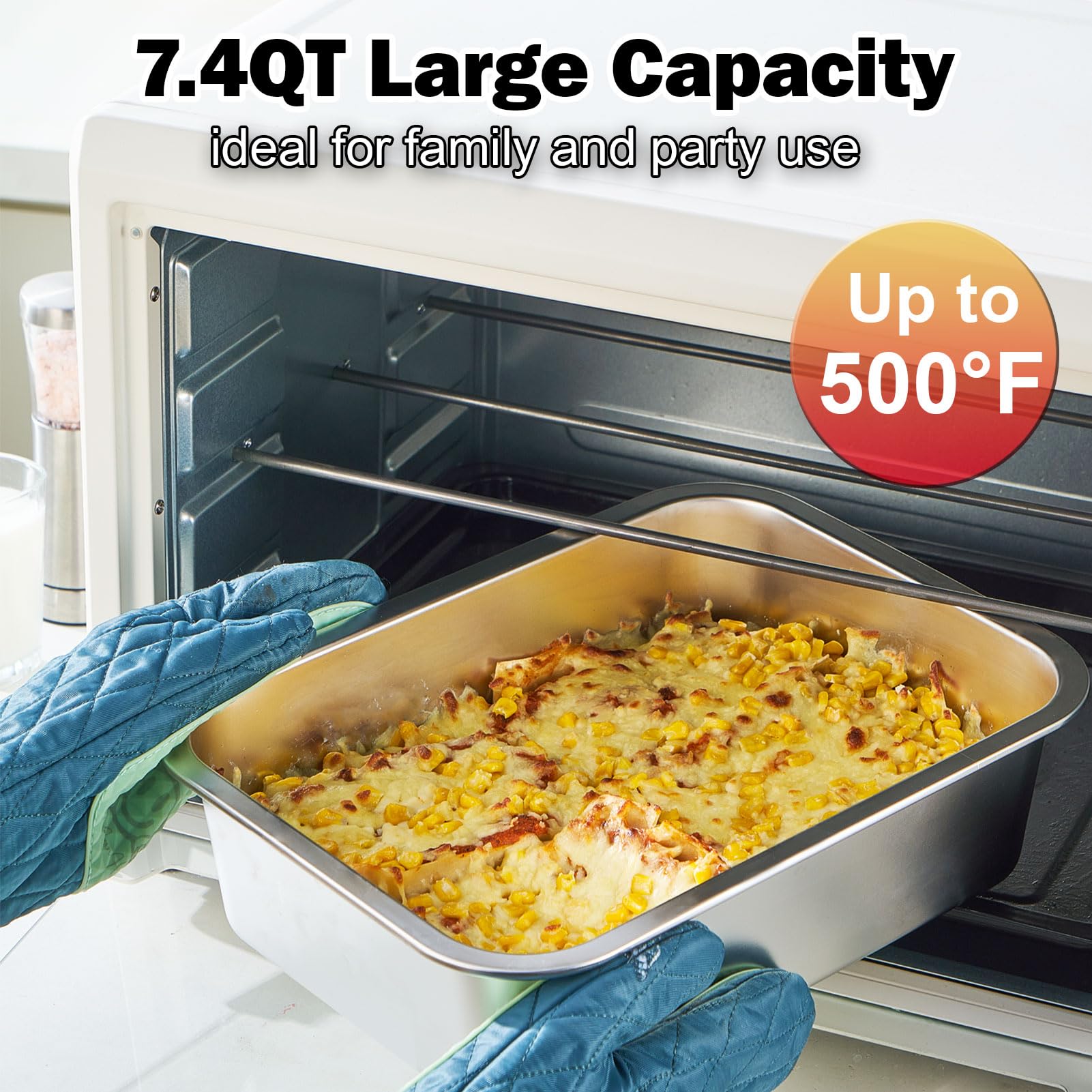 Deep Lasagna Pan with Lid - 2 Pack -5 Deep Lasagna Pan with Lid - 2 Pack -5