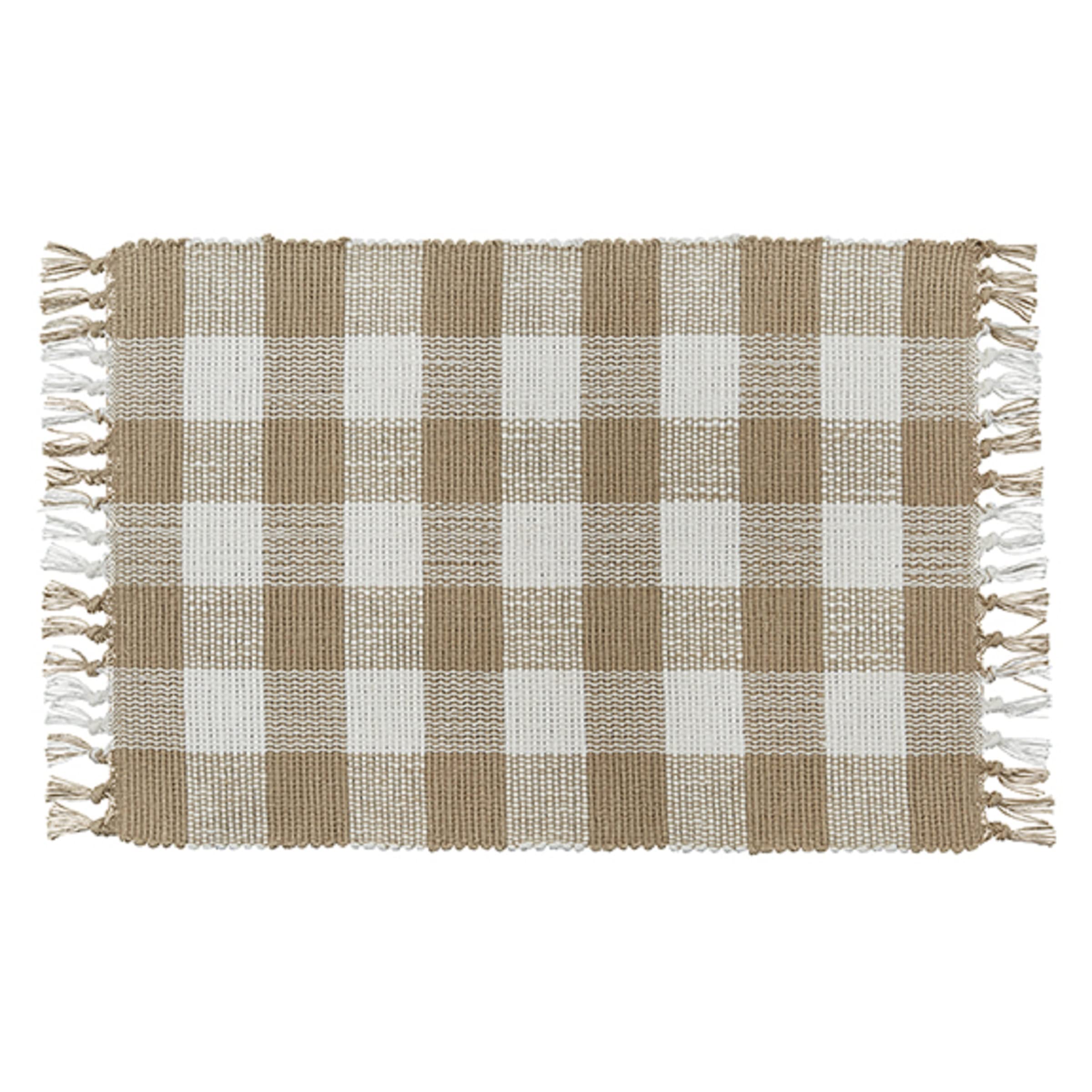 Park DesignsNatural Buffalo Check Placemat Set of 4