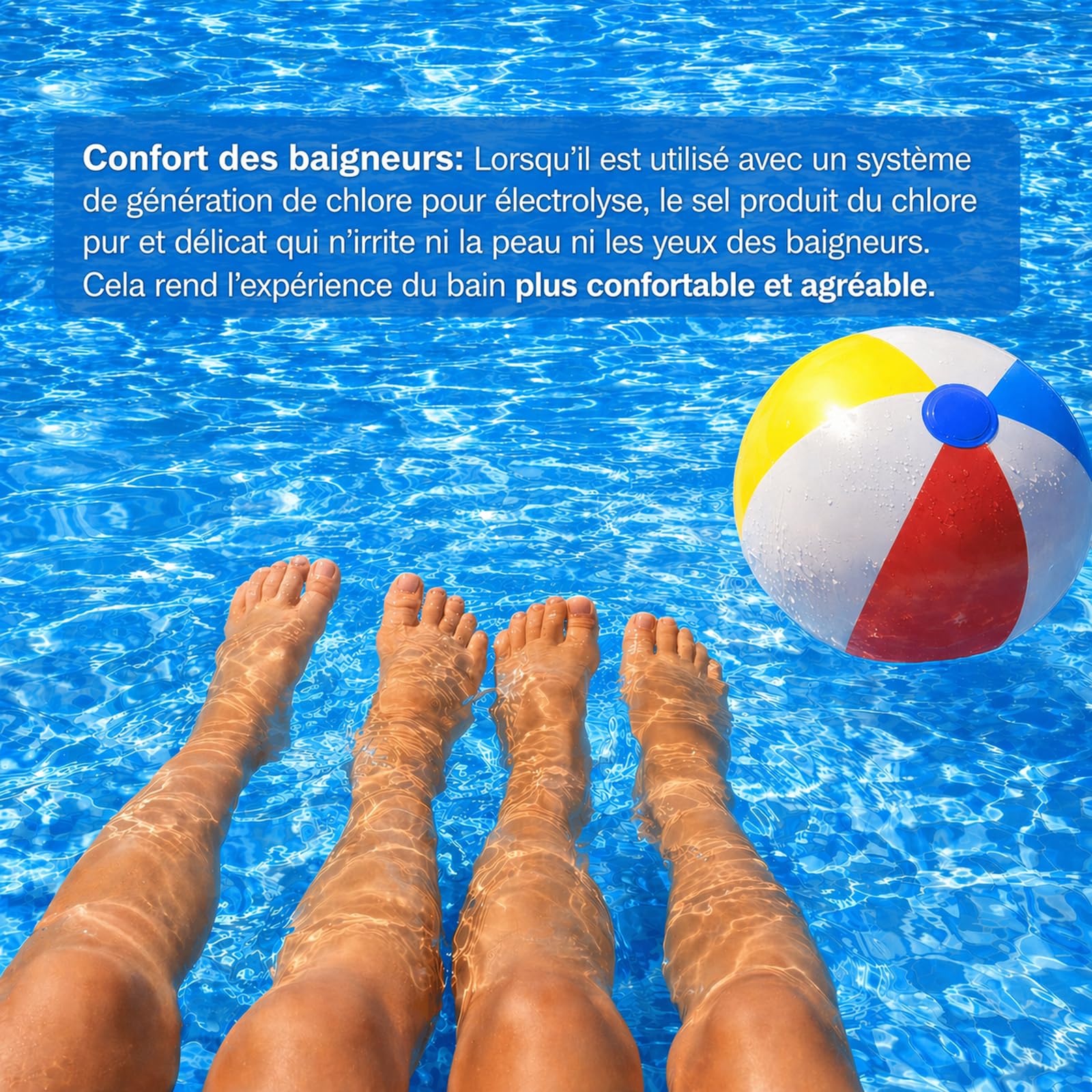 LLOFER - Sal en Tableta - Descalcificación de Agua - Agua más Clara y Suave - Sal para Piscina 25 kg