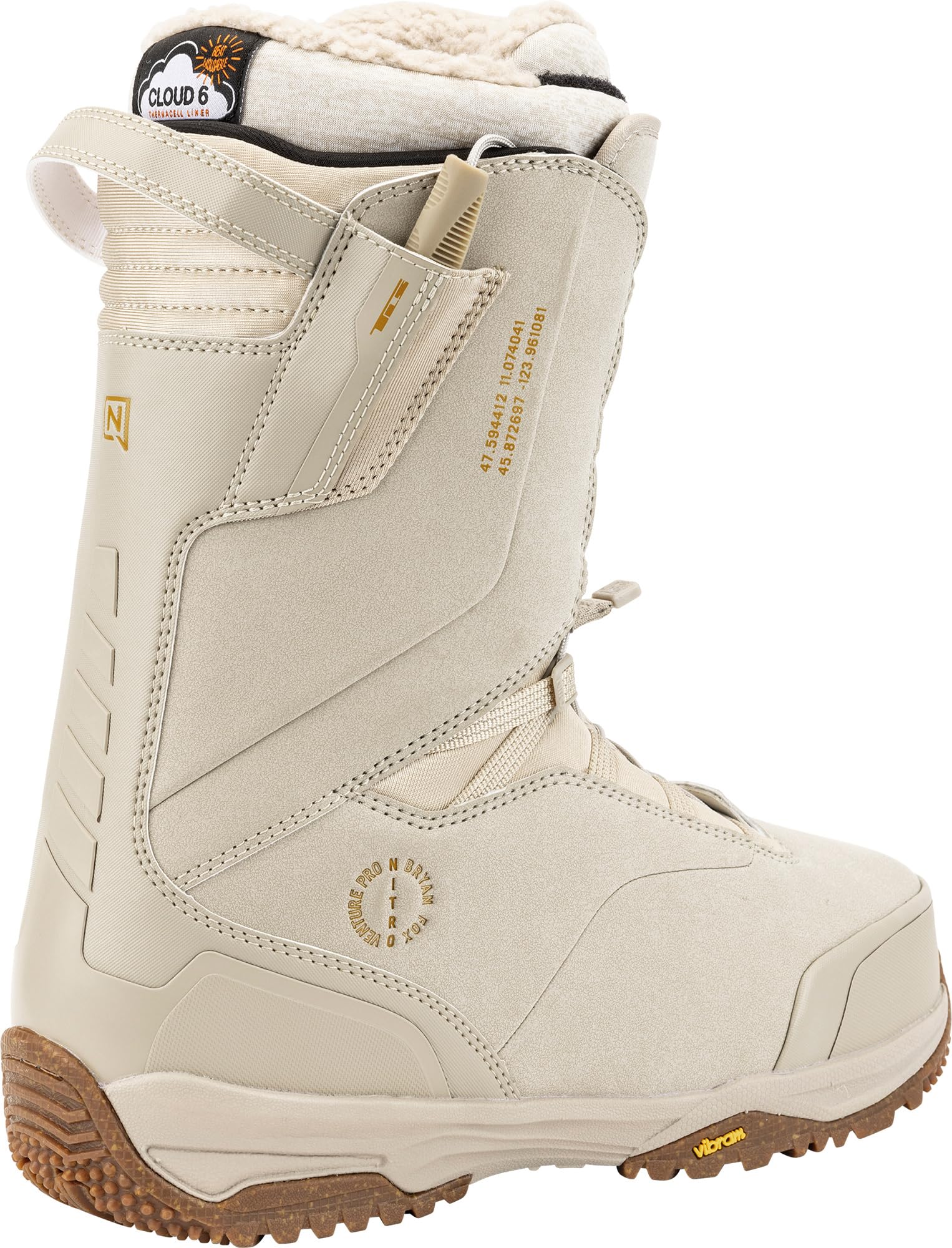 Nitro Bottes de Snowboard Venture Pro TLS '23 All Mountain Freeride Freestyle Schnellschnürsystem