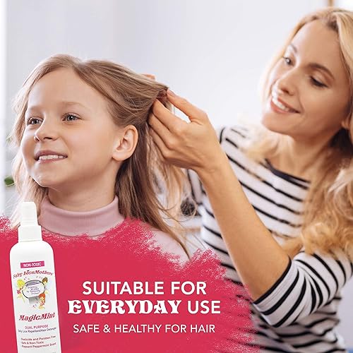 Miniatura 3 de Fairy LiceMothers MagicMint Repelente de piojos para tratamiento de piojos de cabeza 8 fl oz paquete de 1
