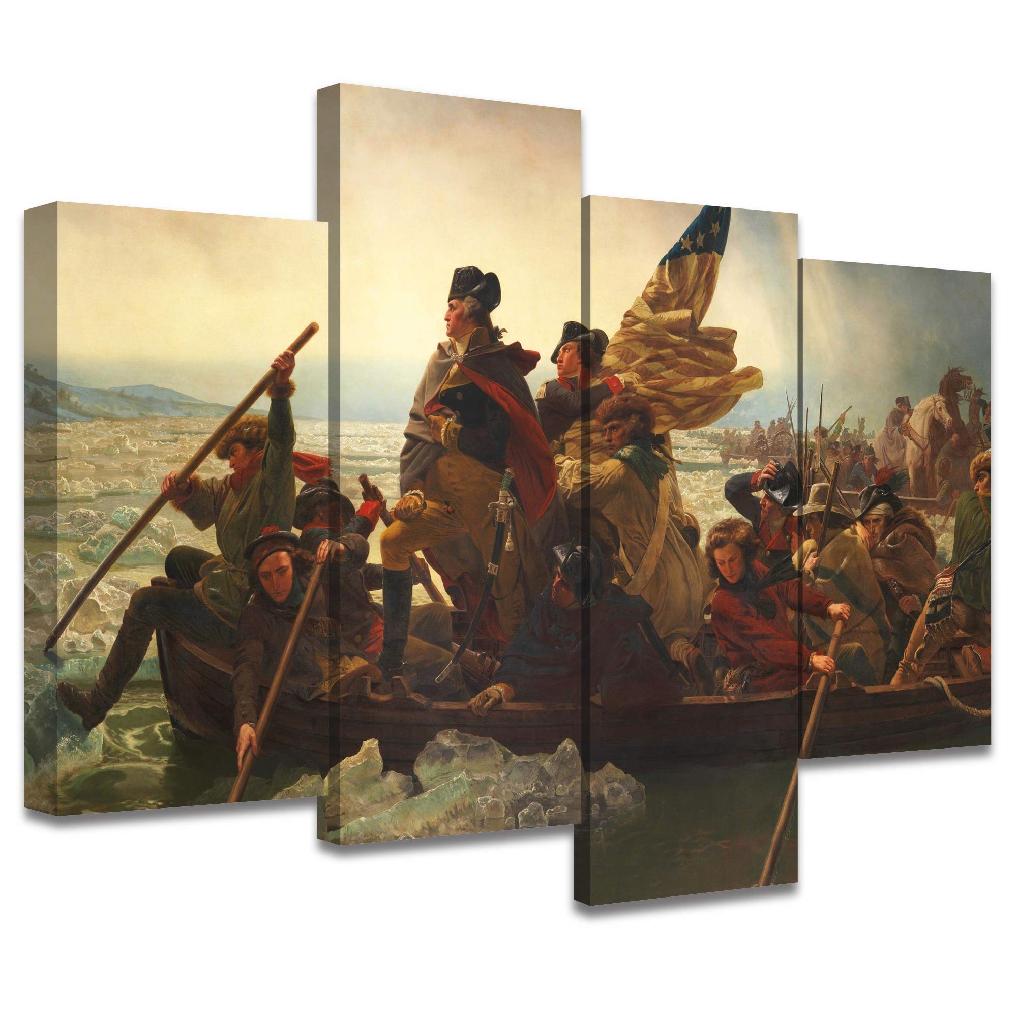 SIGNLEADER 4 Panel Revolutionary War Canvas