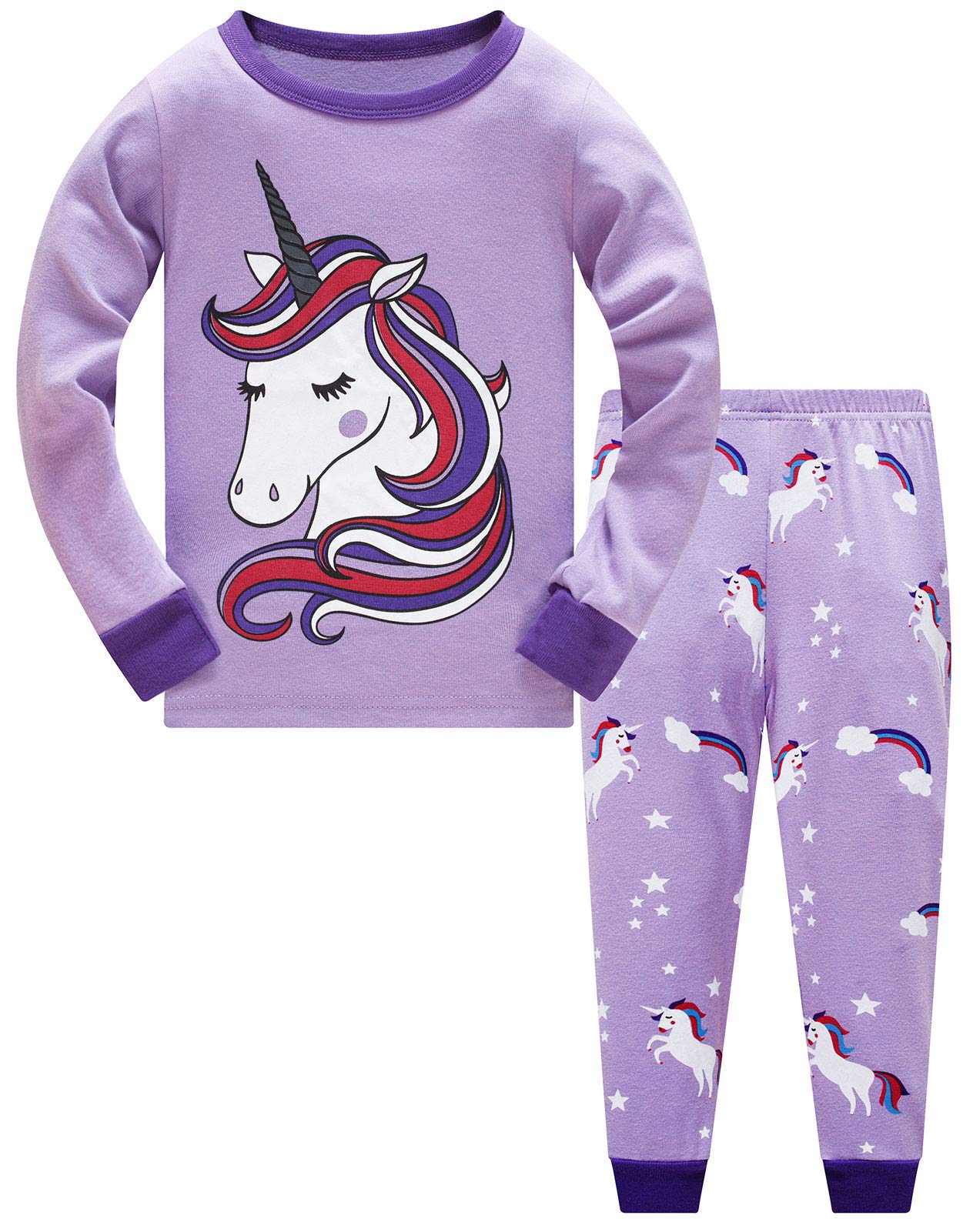 TEDD Girls Christmas Pyjamas Set Toddler Clothes Sleepwear Animal Printed Nightwear Winter Long Sleeve Pjs 2 Piece Outfit Xmas Gift for Kids — view 25