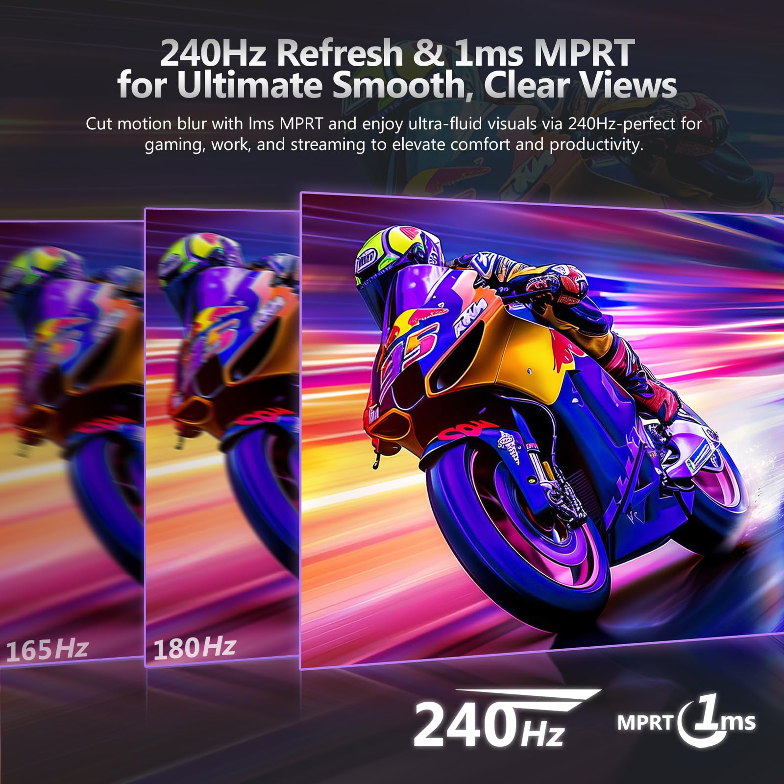 Z-Edge 240 Hz monitor gamingowy 25" (24,5"), 1 ms MPRT 1080p Full HD 16:9 VA, jasność 350 cd/m², 5000:1, FreeSync, HDMI2.0 i DisplayPort1.4, kompatybilny z VESA, czarny