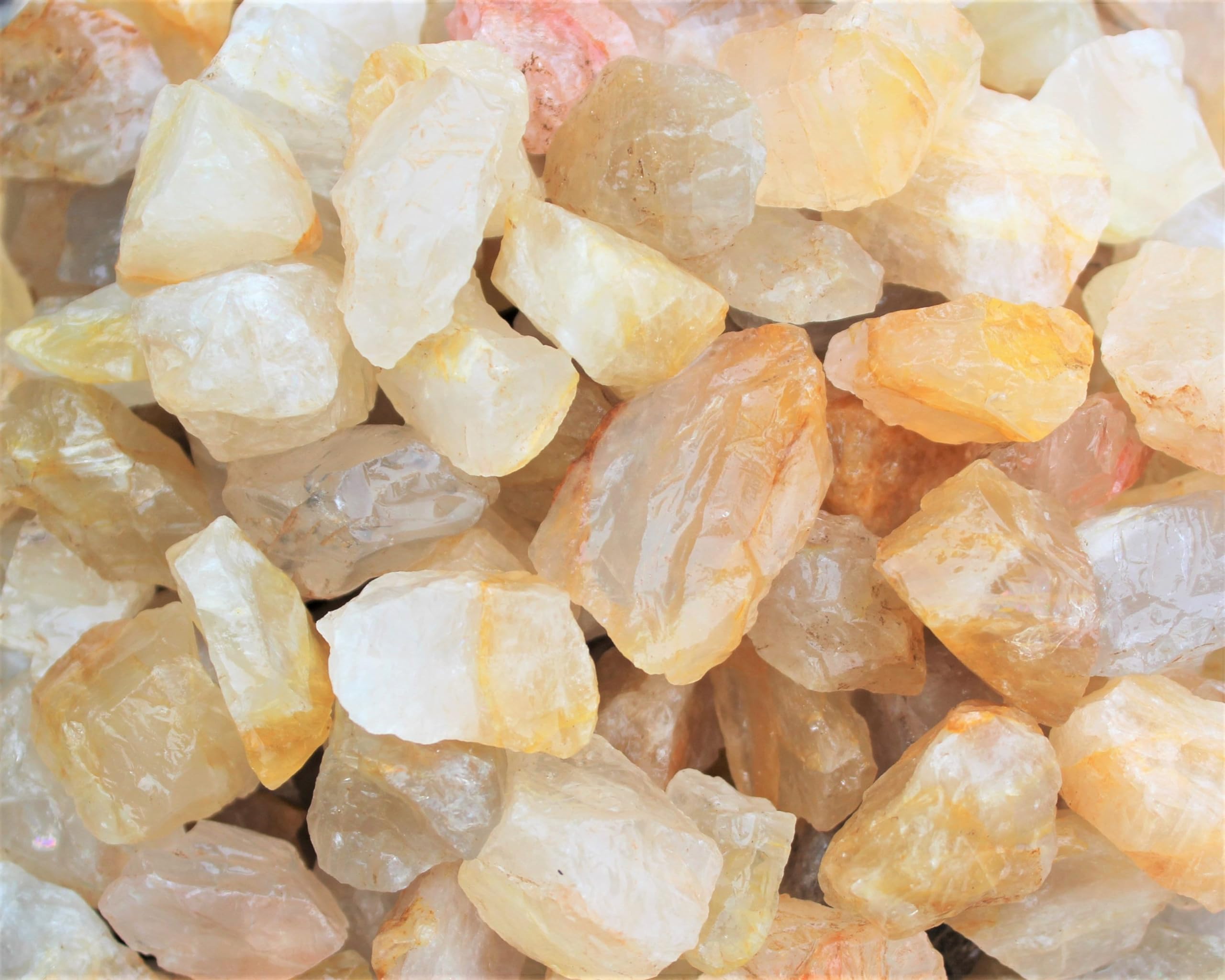 ARTOOL (500GM) 6-10 mm Golden Quartz Crystals for Resin Art Yellow Hematoid Quartz Stone Crystal Chunks for Bottle, Vase, Plant, Fish Tank Decoration, Decorative Crystal (NAGATE7-500)-picture-31