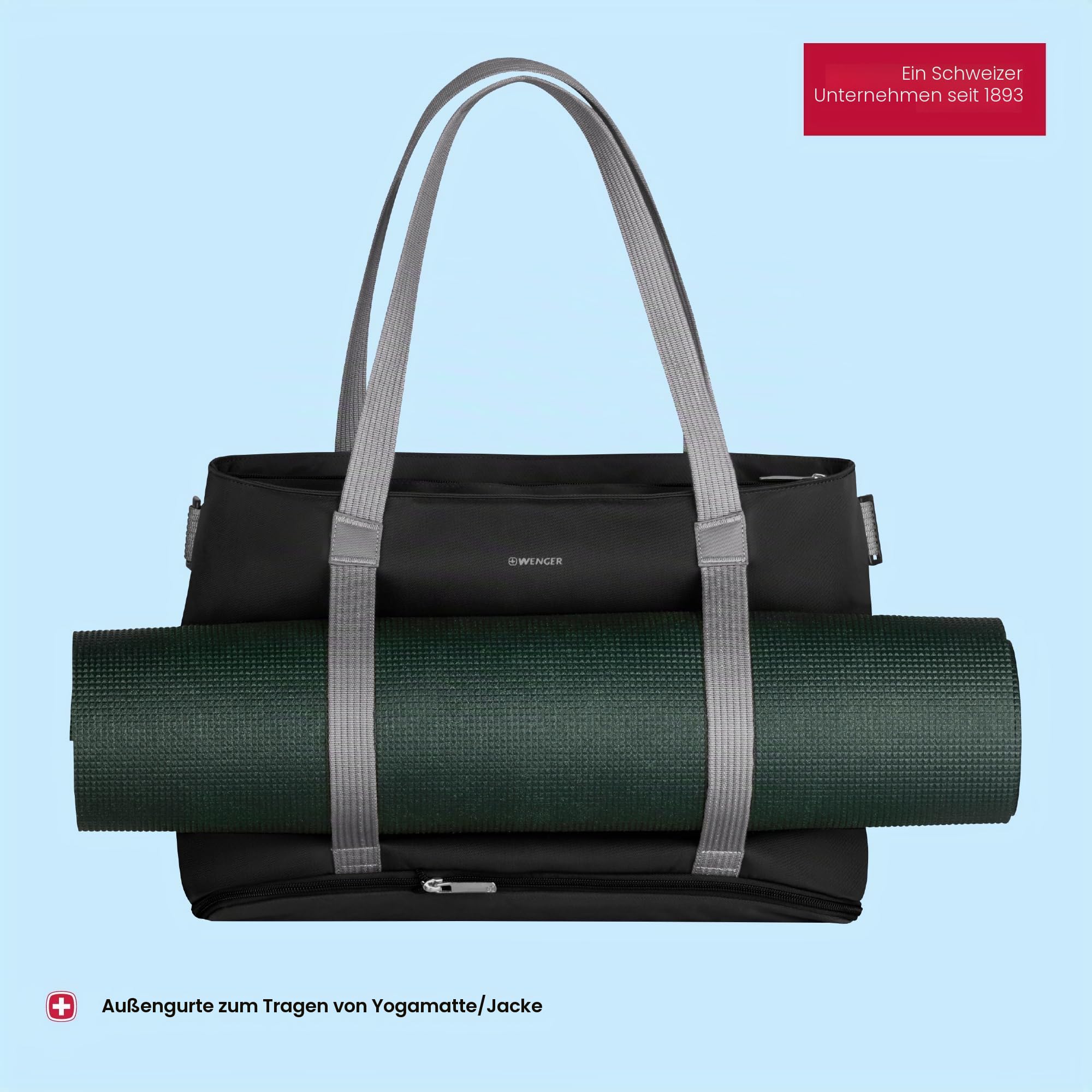 WENGER Motion Laptop-Tasche mit Tabletfach, Notebook bis 15,6 Zoll, Business Uni Schule Reisen