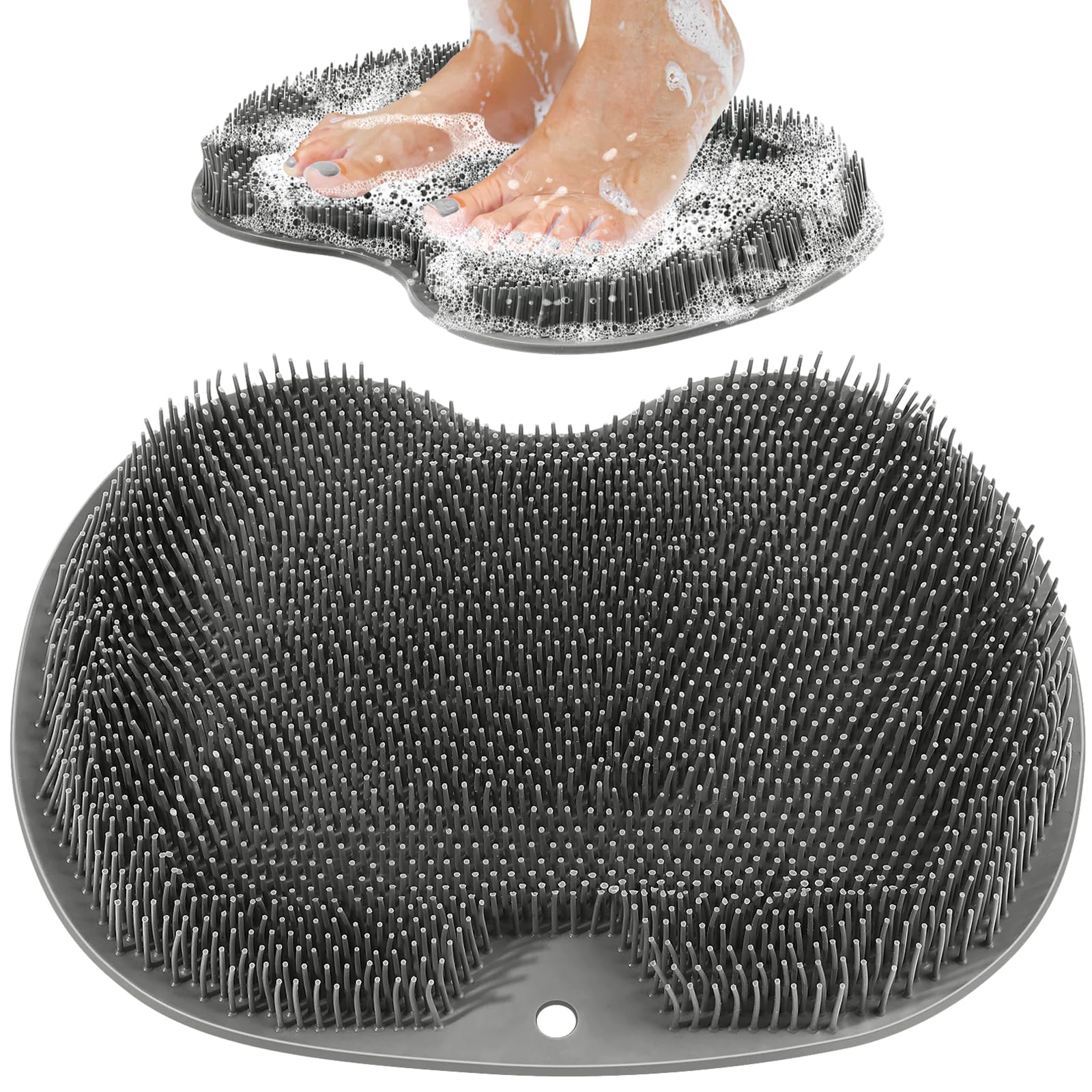Amazon | フットブラシ 足洗いマット 足臭ブラシ 角質取り消臭