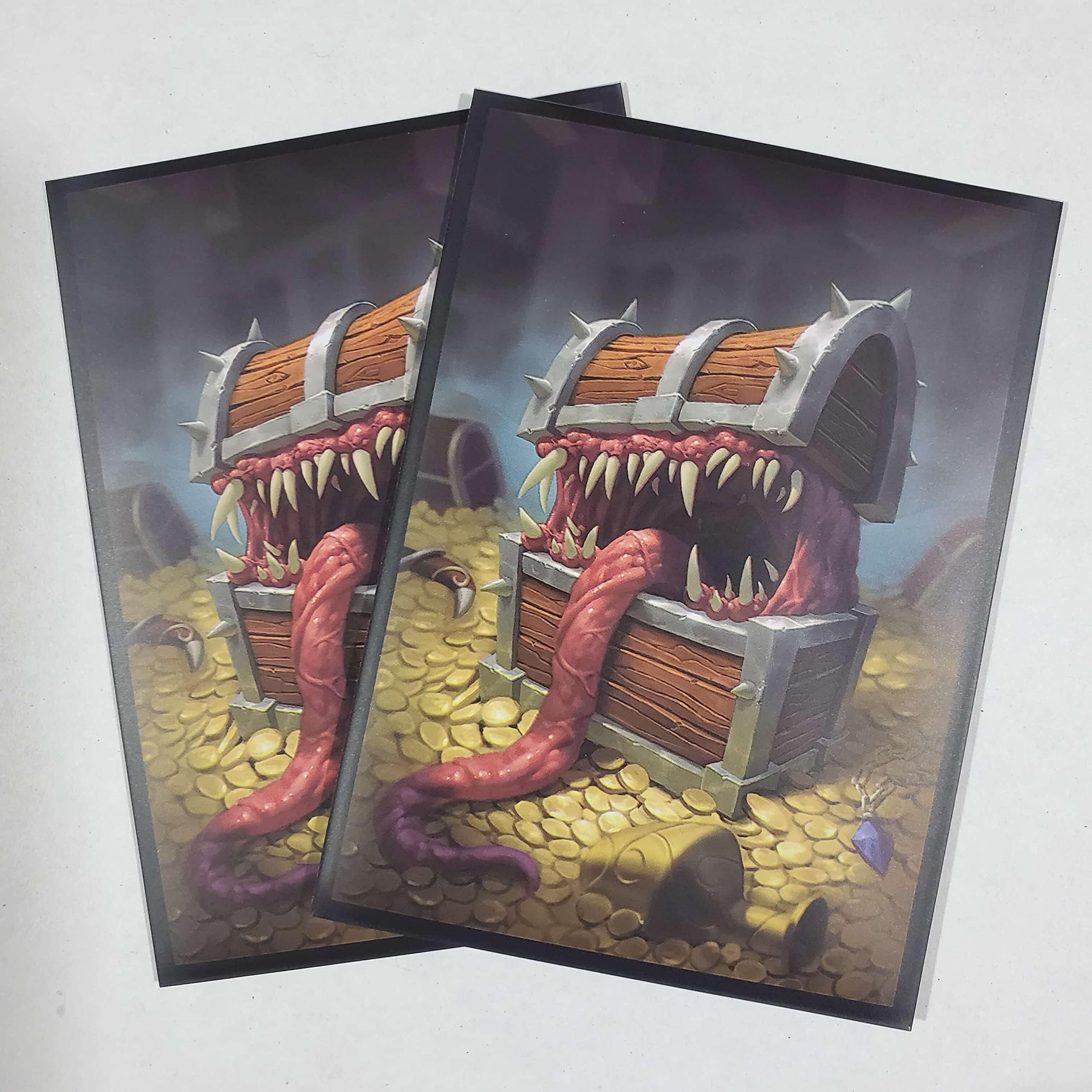 Treasure Chest Mimic - 100 Matte TCG Card Sleeves (FN53S
