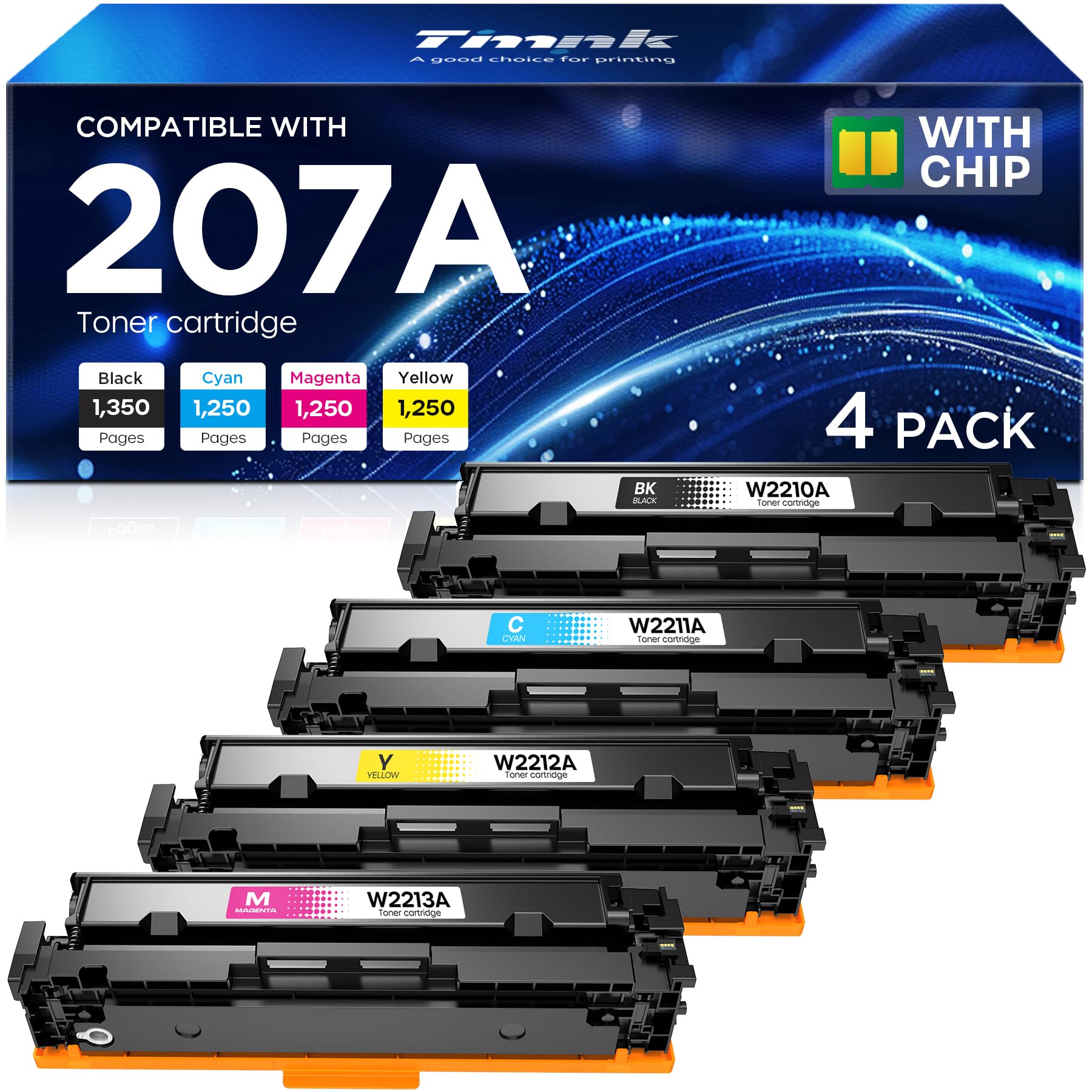 Toner 207A 207X kompatybilny z HP Color LaserJet Pro MFP M283fdw