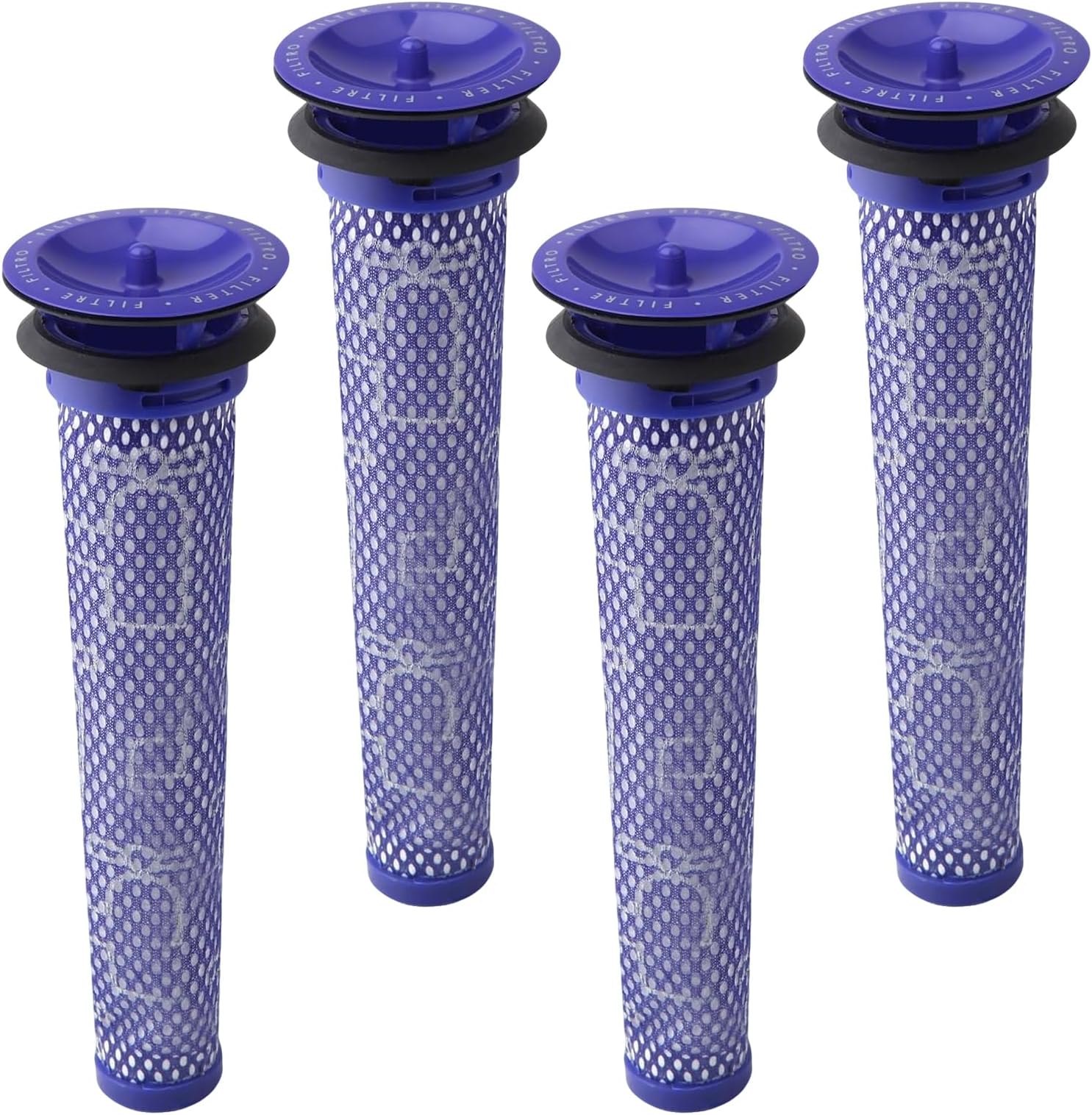 4 Pack Replacement Pre Filters for Dyson DC58, DC59, V6, V7, V8. Replaces Part 965661-01.