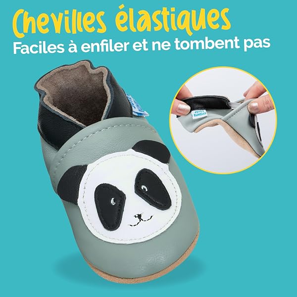 Juicy Bumbles Baby Shoes for Girls and Boys – Soft Leather Nursery Shoes with Non-Slip Sole – Leather Baby Shoes 0-6 Months to 3 Years - 3