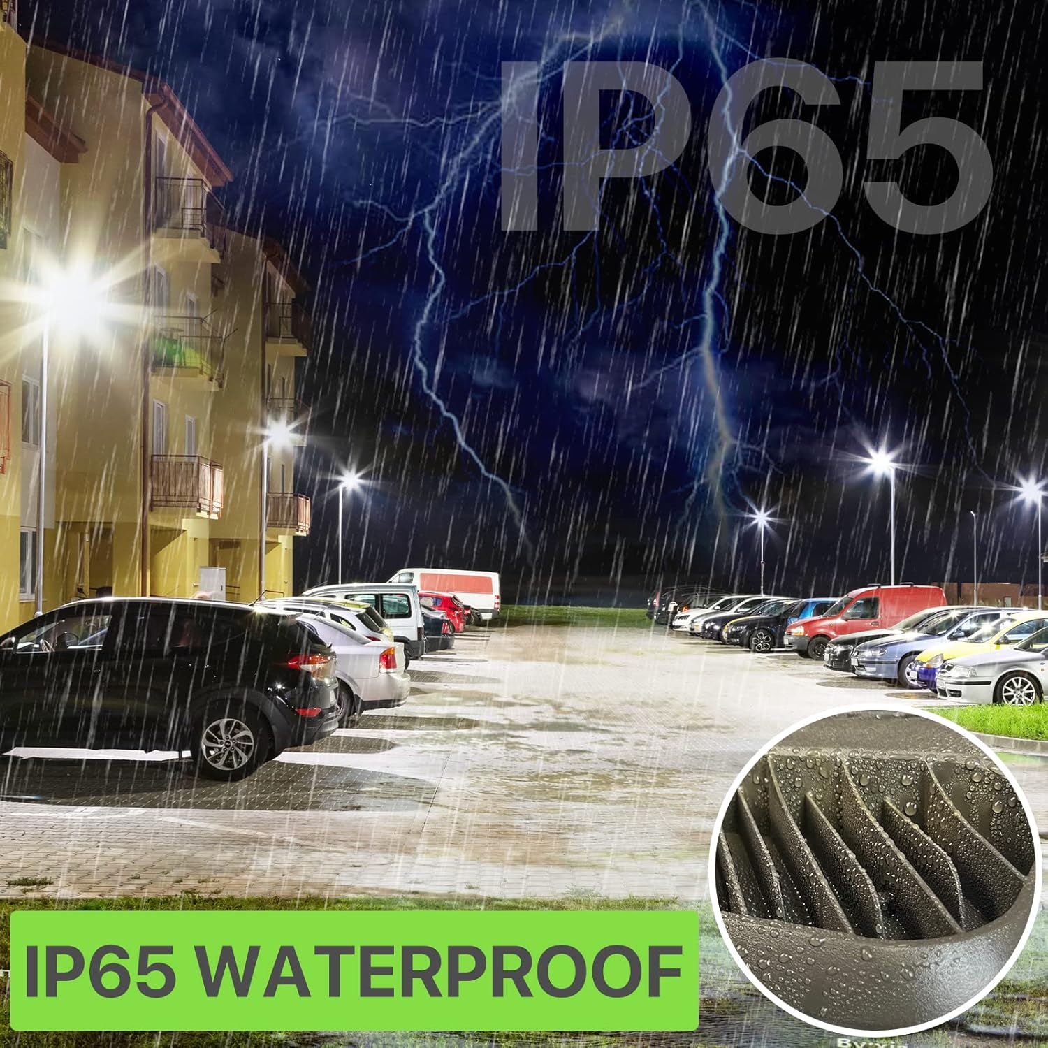Glitgate 150W Led Parking Lot Light 22500LM 5000K Slip Fitter Mount Street Area Lighting with Dusk to Dawn Photocell 100-277V IP65 Waterproof LED Shoebox Lights for Yard, Roadway ETL Listed