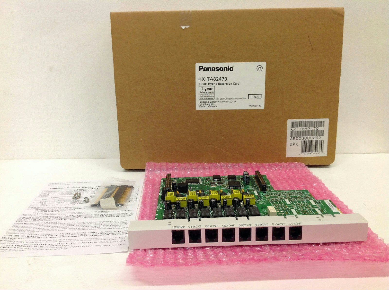 Amazon.com : Panasonic KX-TA82470 0x8 Expansion Card : Pbx
