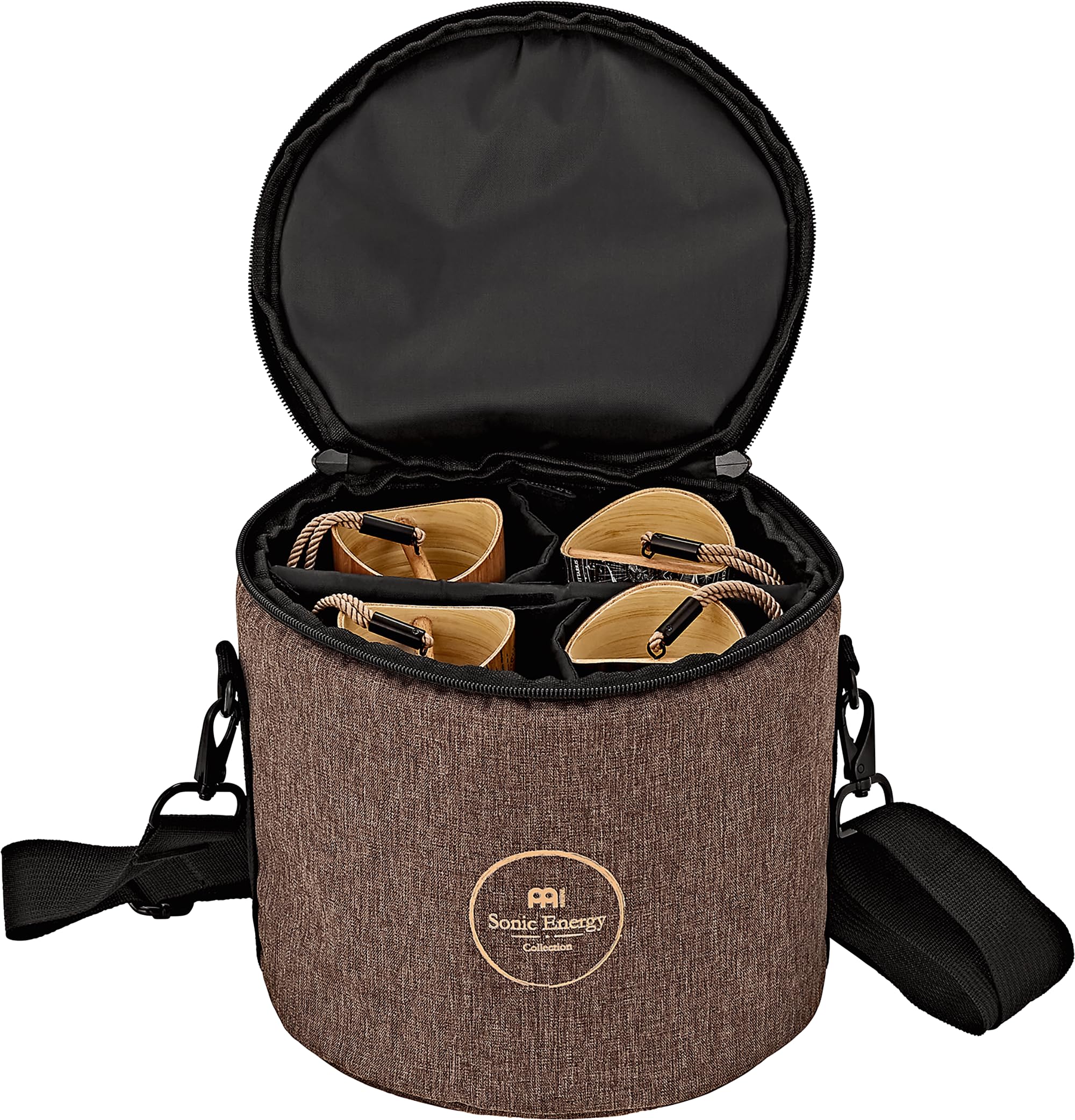 Sonic Energy Cosmic Bamboo Chime Bag – Tasche für 4 Klangspiele, 8 Zoll – Aus Nylon, mit Innenpolster – Für Transport und Aufbewahrung (CBCB)