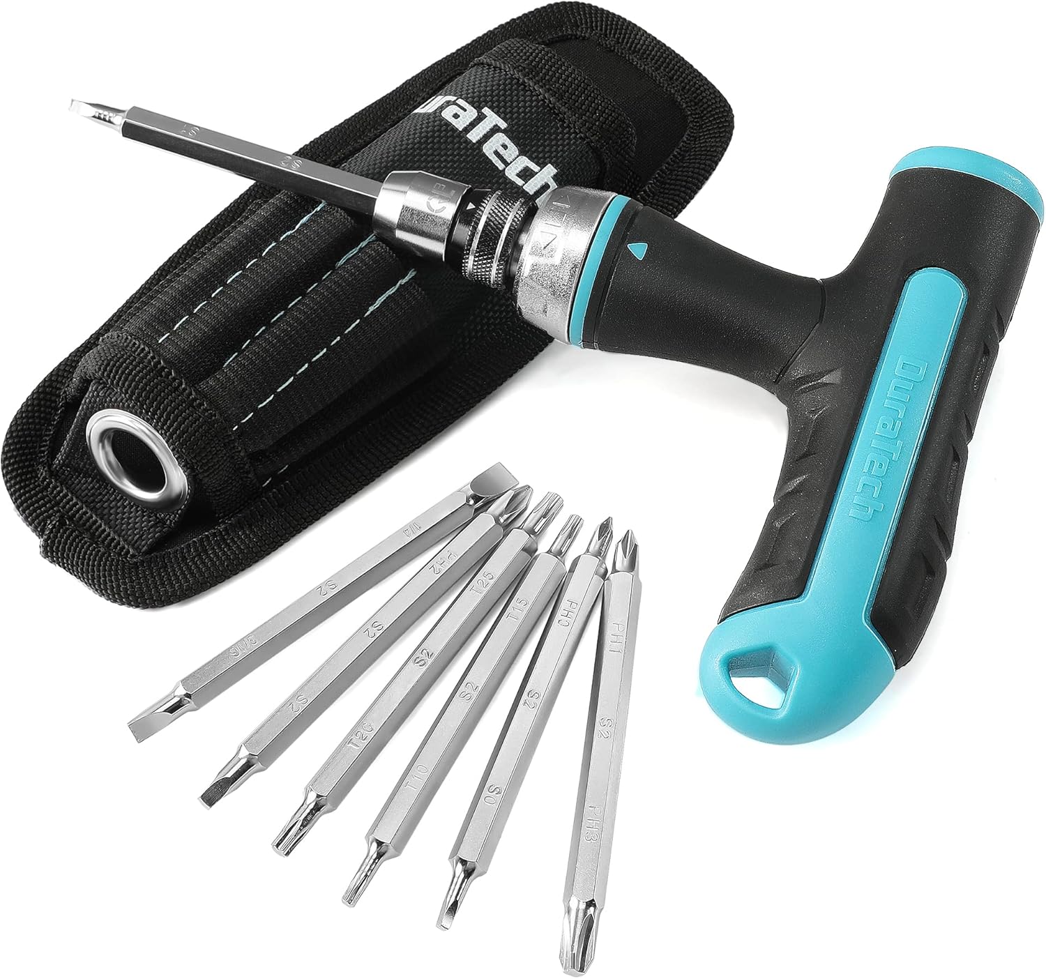 DURATECH 14in1 Screwdriver Set, MultiBit Ratcheting Screwdriver Set