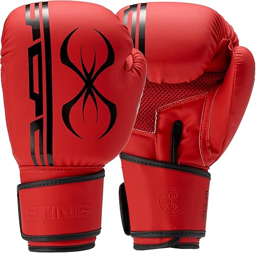 Miniatura 10 de STING Armaplus - Guantes de boxeo, equipo de boxeo ligero para competición, kickboxing, Muay Thai y entrenamiento de boxeo y sensación