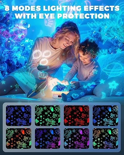 Miniatura 4 de KOKODI Tableta de escritura LCD, tableta de dibujo colorida de 10 pulgadas, almohadillas de dibujo electrónicas reutilizables borrables, juguete