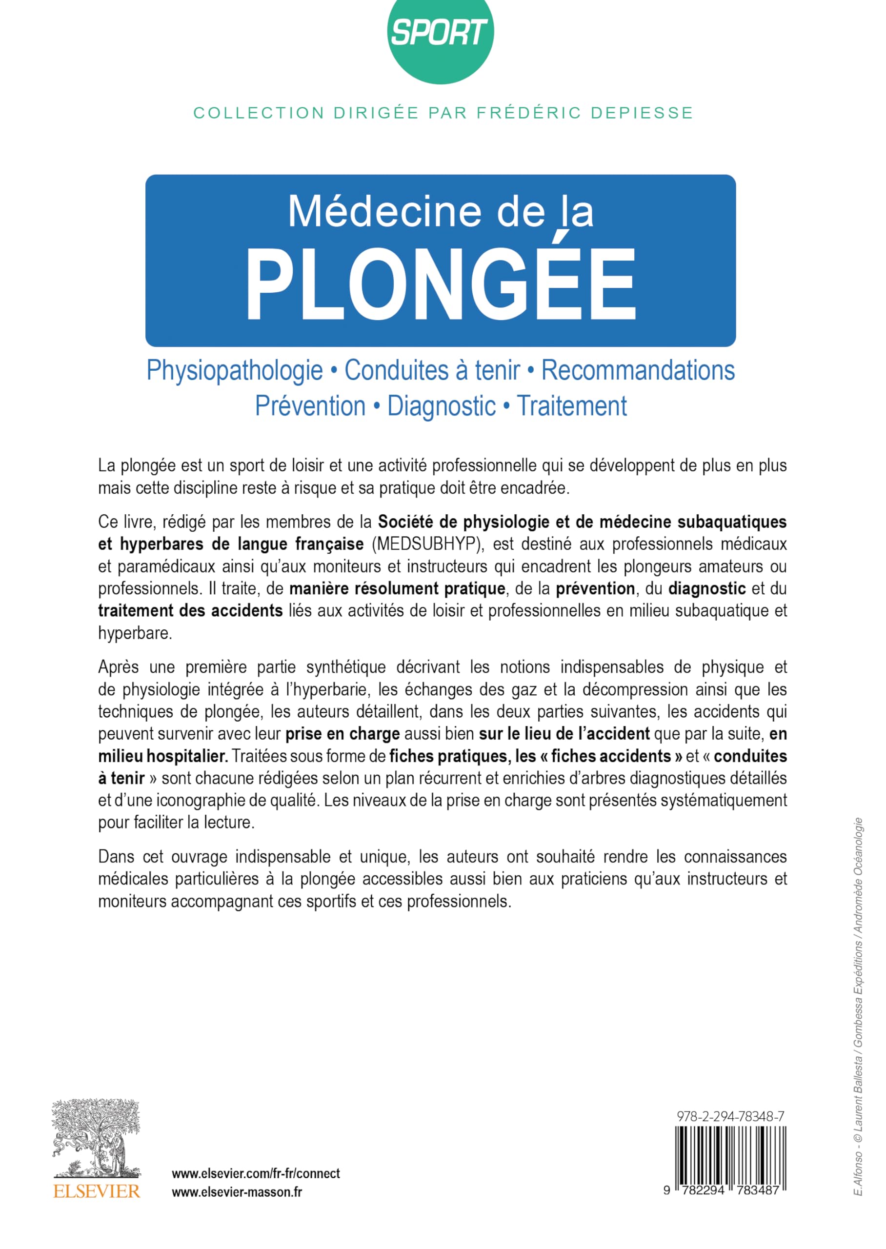 Médecine de la plongée: Physiopathologie, diagnostic, traitement et prévention des accidents de la plongée subaquatique et