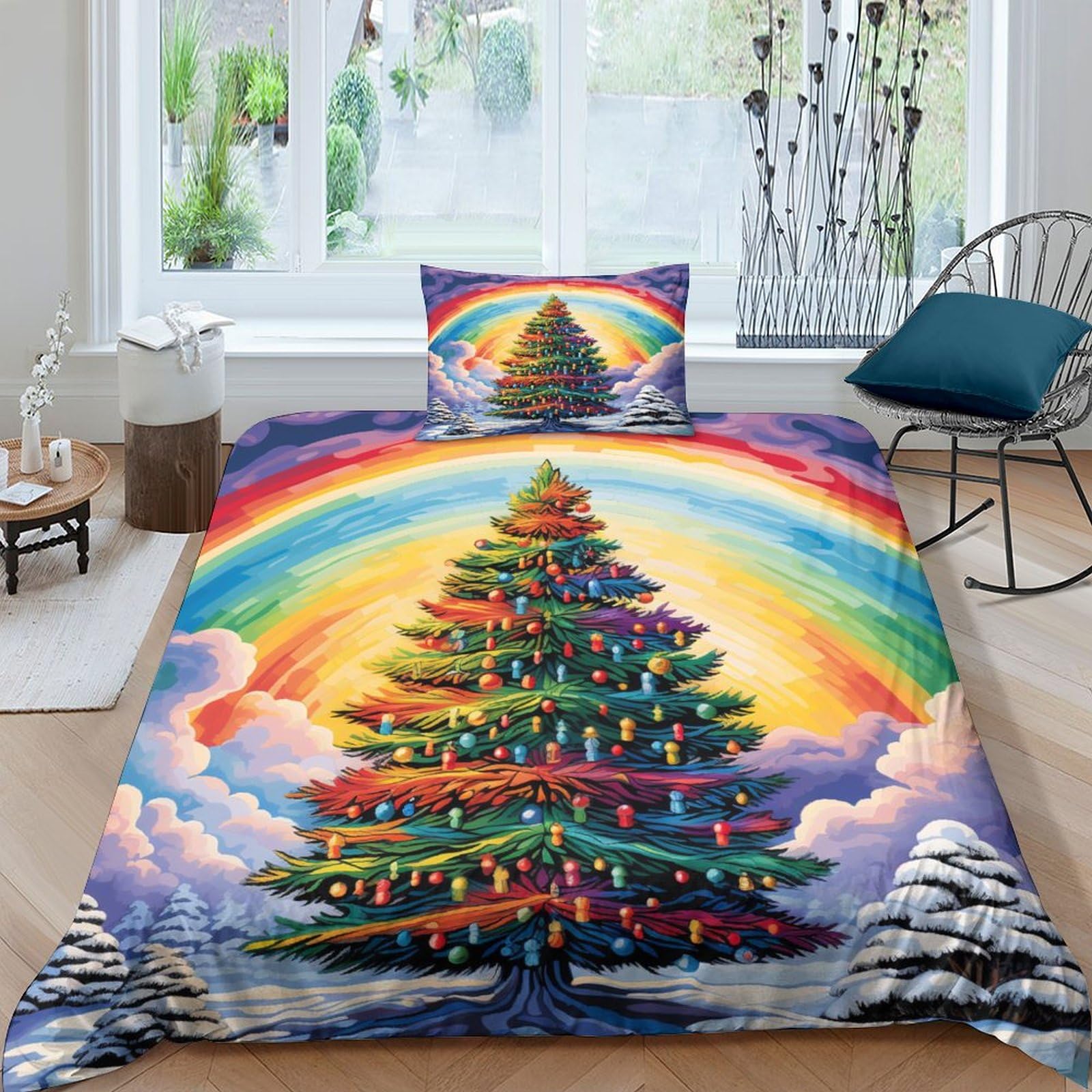Housse de couette Noël pour une chambre d'enfant chaleureuse