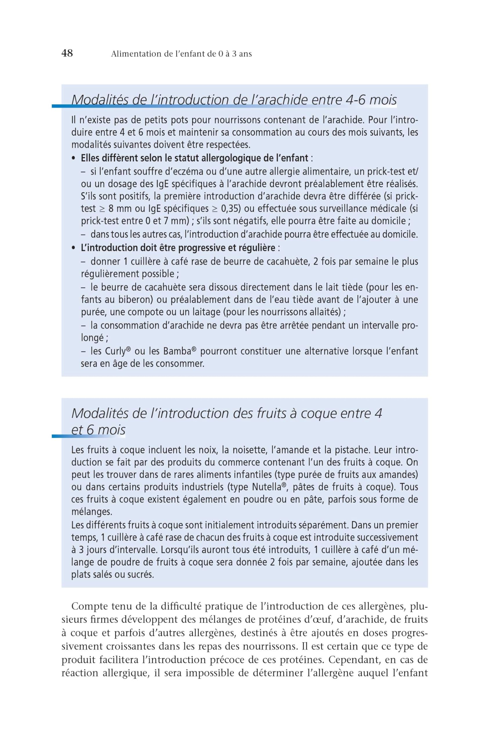 Alimentation de l'enfant de 0 à 3 ans
