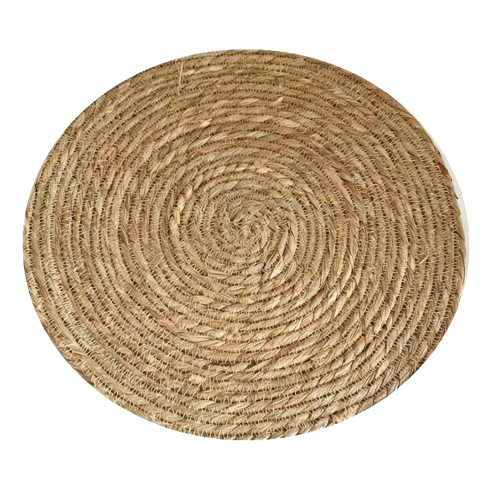 Lixsazse Woven Placemats Eye-Catching Round Rattan Placemats Set Of 4