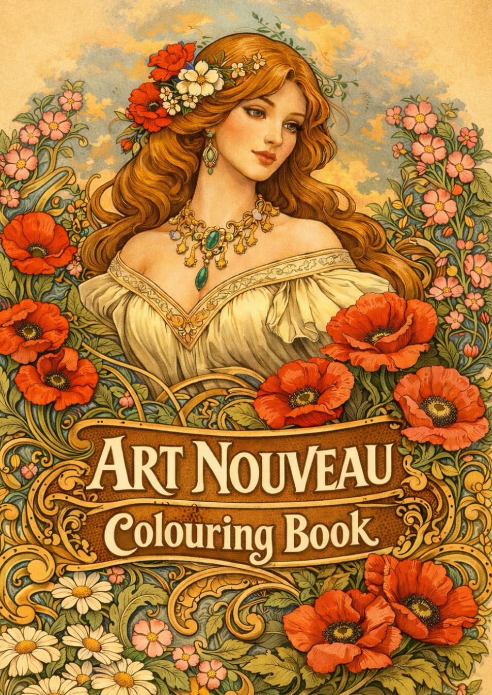 Art Nouveau Colouring Book
