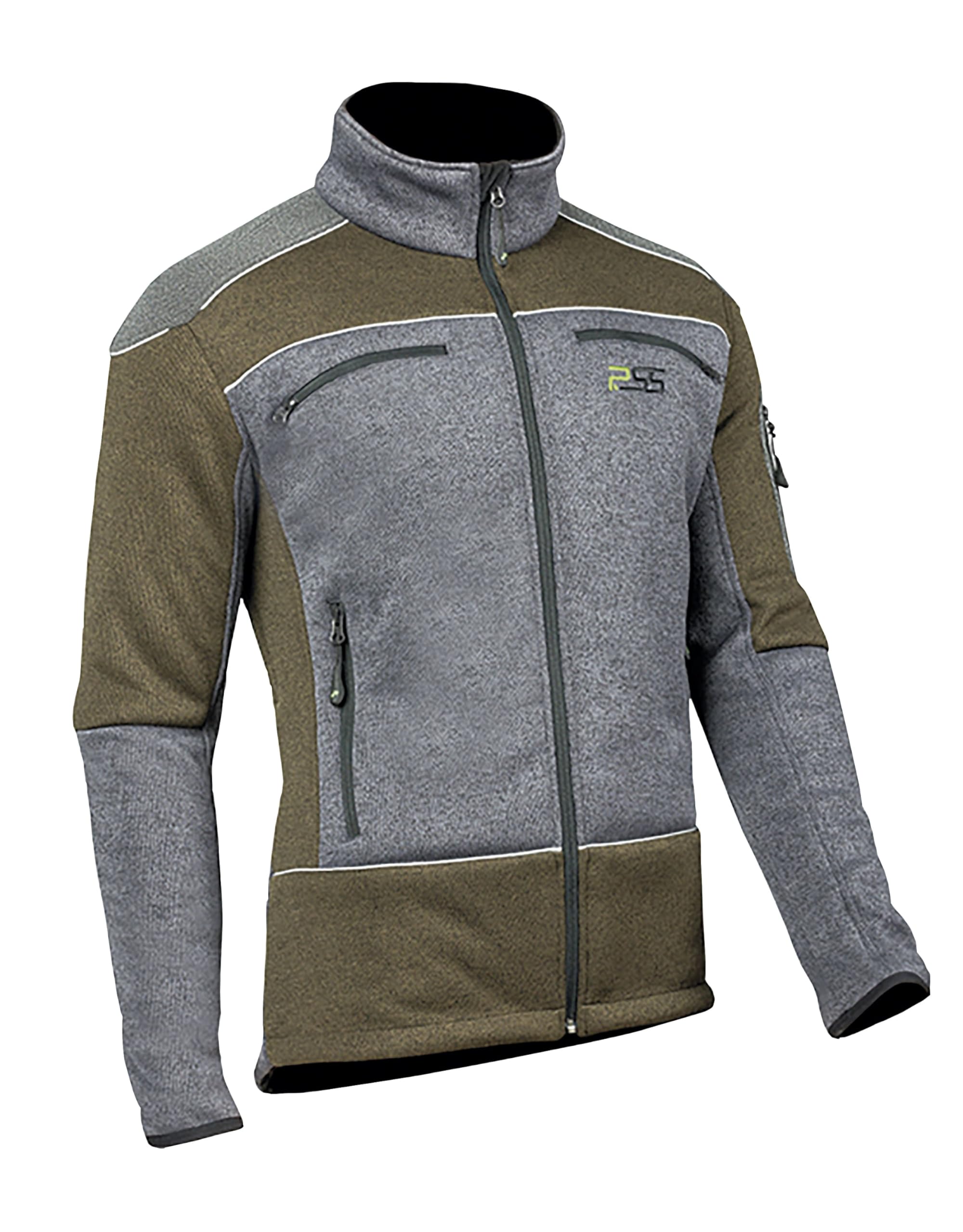 PSS Faserstrickjacke X-treme Arctic Grün/Grau Größe XXL
