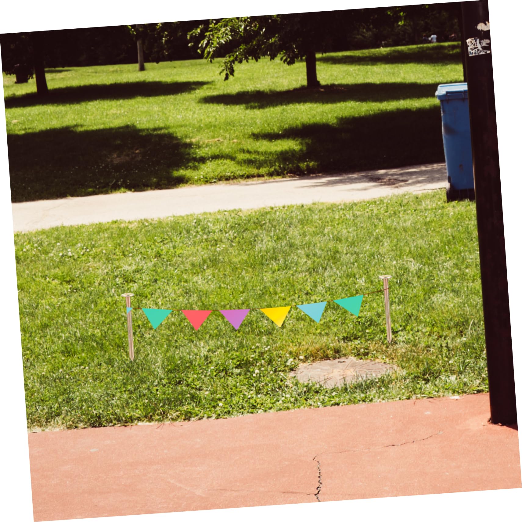 10 Picchetti Metallo Per Giardino - Chiodi Da 10cm Per Terreno, Camping, Property - Foto 11