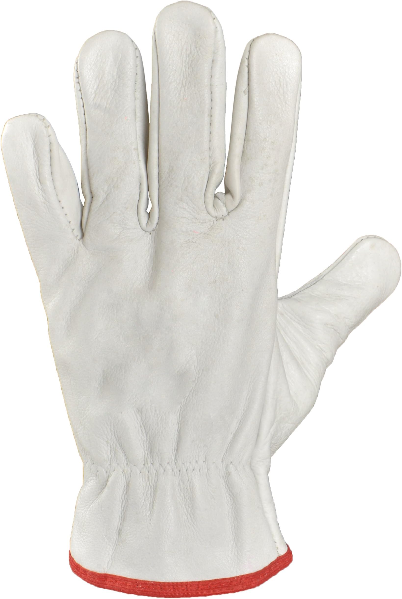 Chrome Leather Welder Heat, Cut, Wear and Tear Resistant Anti Impact Palm Coated for Handling Machinery, Mechanics & Welding Gloves - Color may Vary - Pack of 1