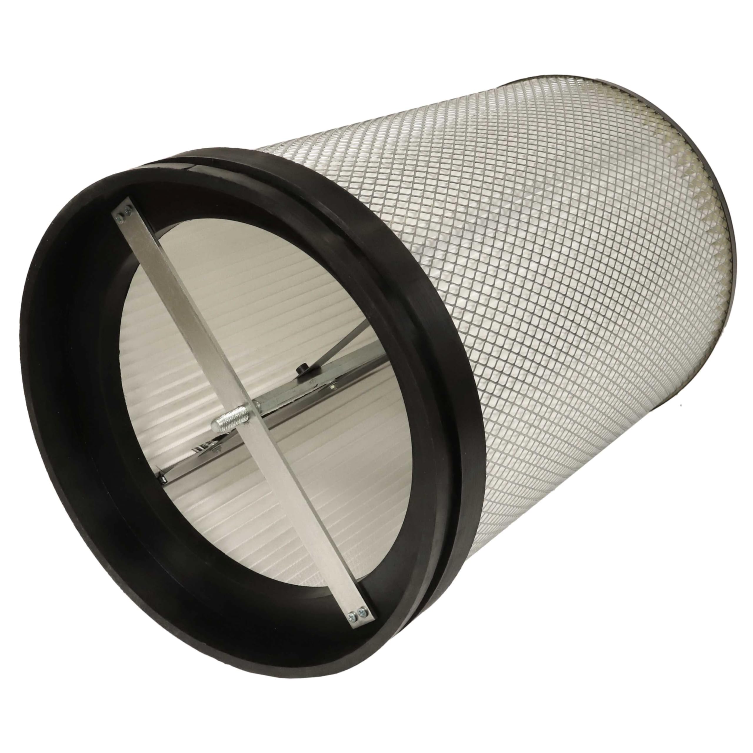 vhbw 2x Filtro de polvo fino compatible con HBM 100 sistema de extracción | Cartucho de filtro de polvo fino con cepillo de limpieza