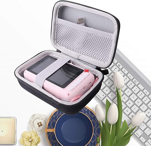 Miniatura 3 de WERJIA Funda rígida y protectora para cámara híbrida Canon PowerShot V1, compatible con cable USB y baterías adicionales