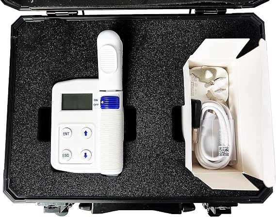 Chlorophyll Meter Plant Leaf Chlorophyll Analyzer Plant Nutrition Tester for Measuring Instantly Relative Chlorophyll Content with Measurement Range 0.0 to 99.9 SPAD Include a Host