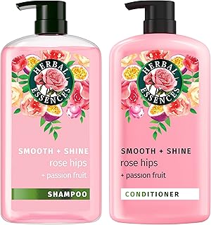 Herbal Essences Shampoo & Conditioner Set, Rose Hips + Passionfruit - Smooth Collection, Paraben-Free, Color-Safe, Shiny H Price In India