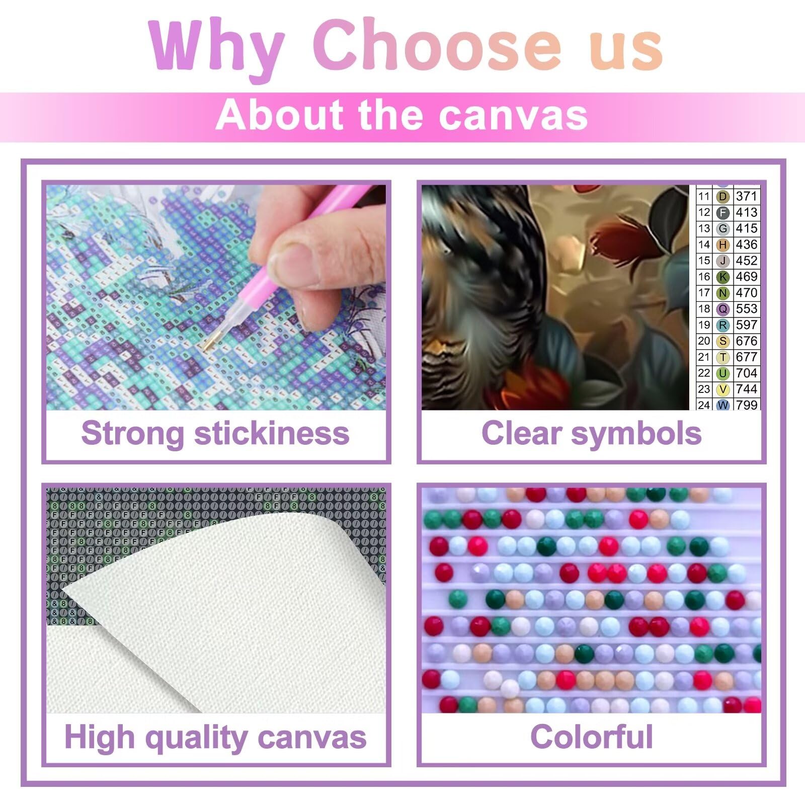 Decoración Diamantada Hogar Kit De Pintura Con Diamantes DPHERO - Búho Nocturno 12x12 Pulgadas, Diamantes 5D Redondos Para Principiantes Decoración Pared Manualidades