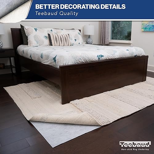 Miniatura 23 de Almohadilla antideslizante para alfombra, agarre de goma reversible, almohadillas antideslizantes para madera dura, vinilo, azulejos, suelos