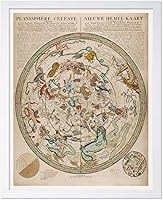 Vista 85 de Poster Master Póster celestial – Impresión del mapa de las estrellas – Regalo para astronomía, fanáticos lunares – Arte vintage para el hogar