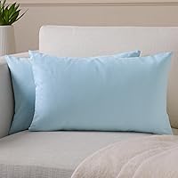 Vista 82 de Encasa XO Juego de 4 fundas de almohada de 24 x 24 pulgadas Sin relleno Fundas de almohada de algodón para sala de estar, cama, sofá, sofá