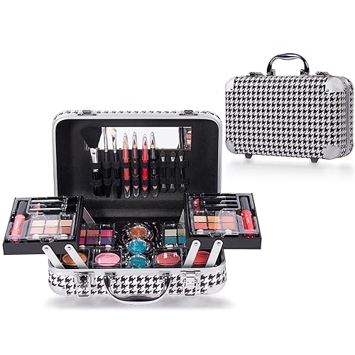 Hot Sugar Kit de Maquillaje Todo en Uno para Adultos y Niñas - Juego Completo de Maquillaje para Principiantes Incluye Paleta de Sombras de Ojos, B